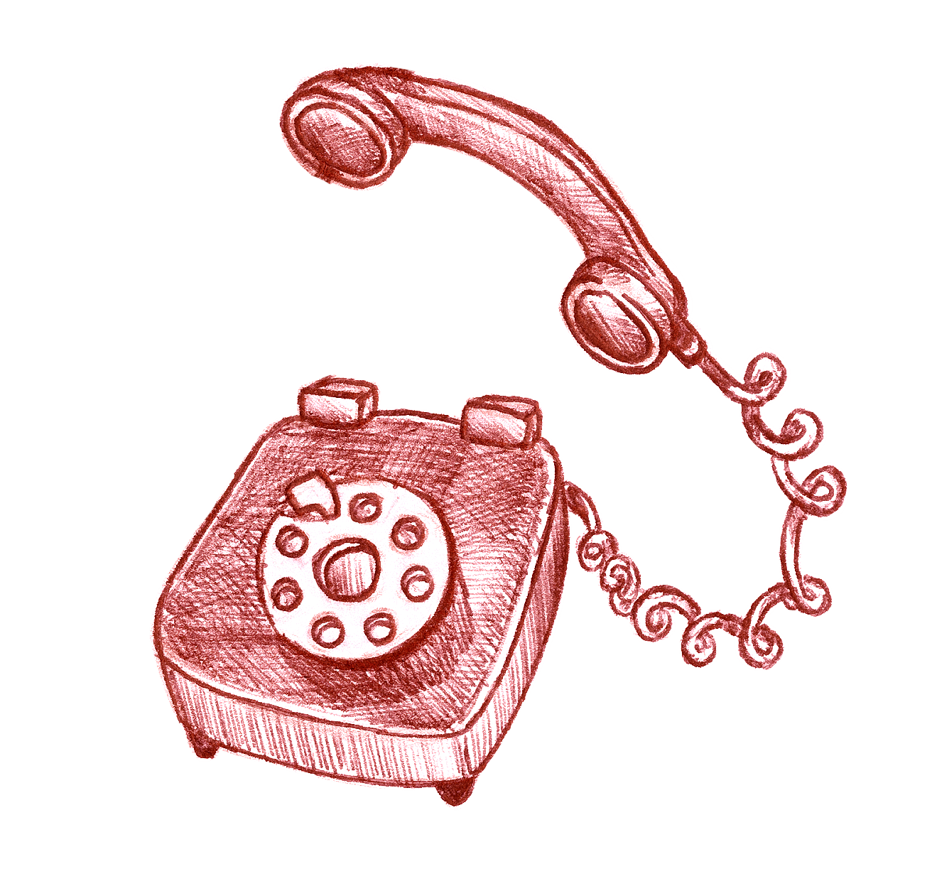 Telefon Rot Mobile